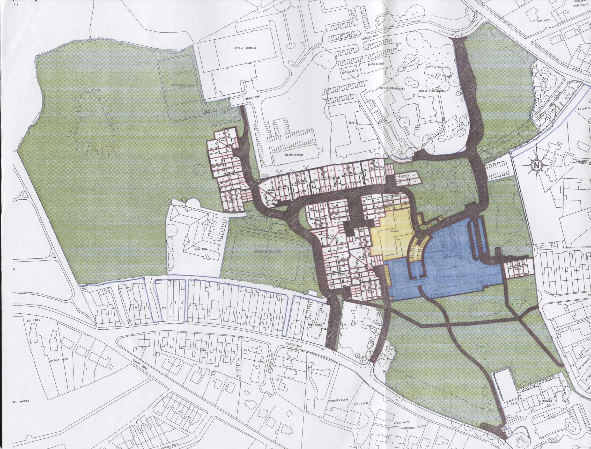 Screenshot college lawns map